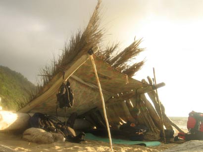 Heaphy Track Beach Shelter